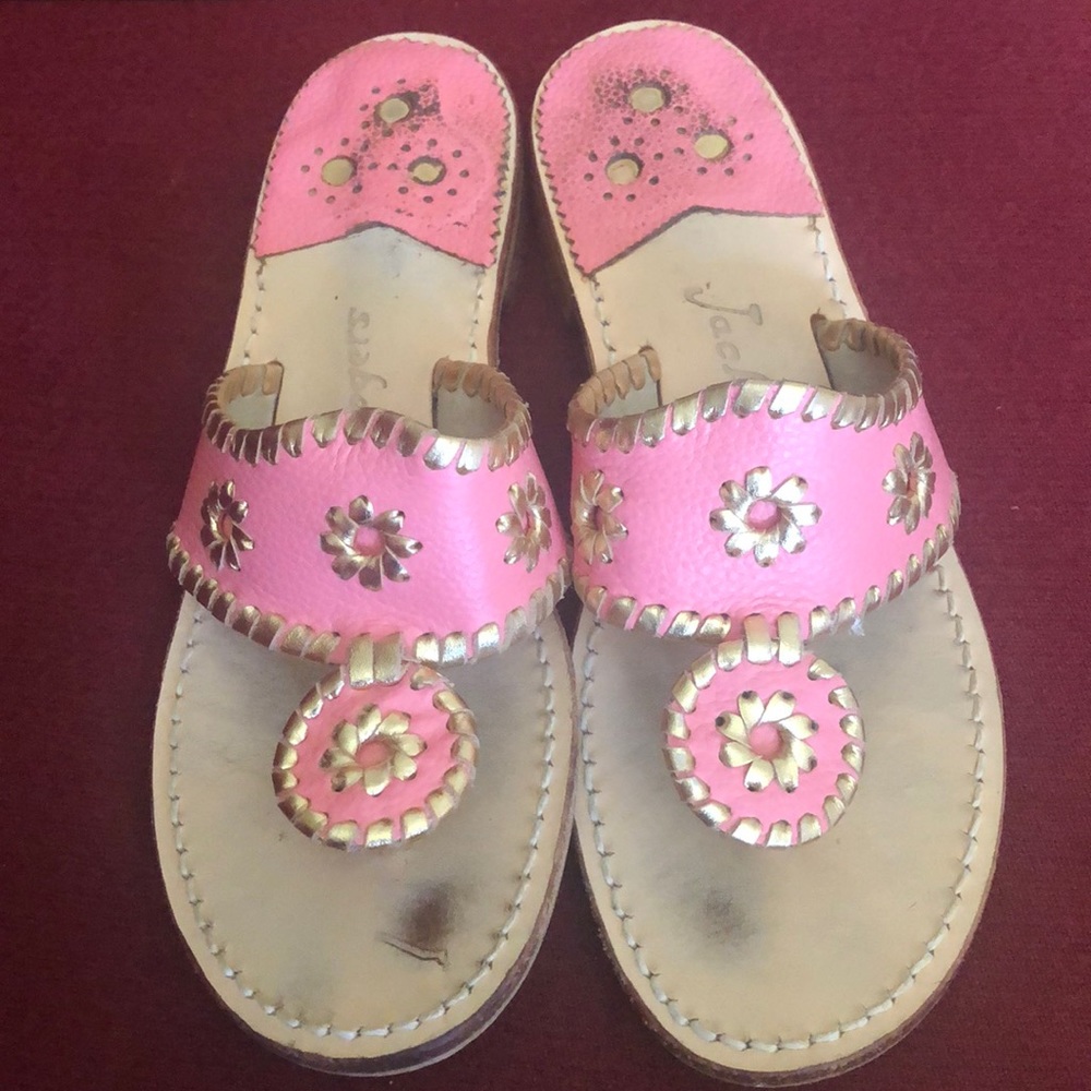 Jack Rogers Hamptons Sandals Pink size 7